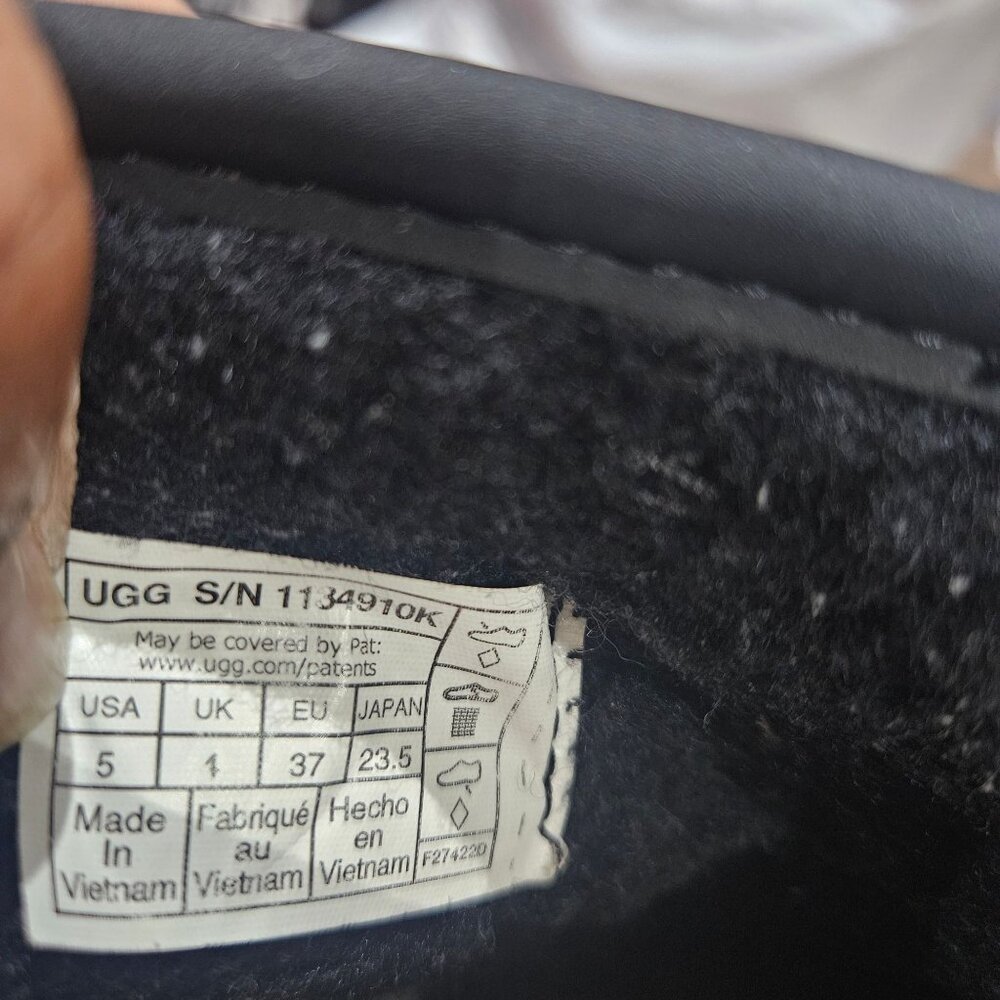 Ugg Womens Patchwork Ankle Boots Size 5 Multicolor - image 5